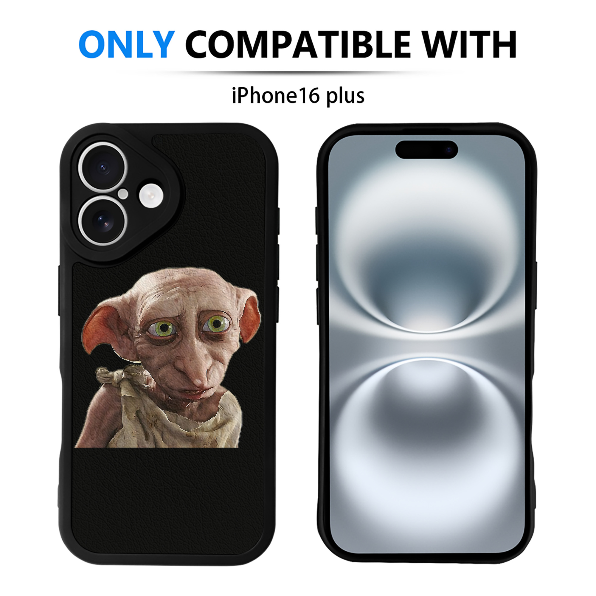 （画像用） Harry Potter ハリー・ポッターシリーズ 【iPhone 16シリーズ対応】シリコンスマホケース（レザー調） 材質：シリコン